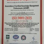 ACKMP ISO 9001 CERTIFICATION PROOF 1