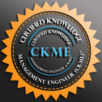 CKME Badge black background with 3D
